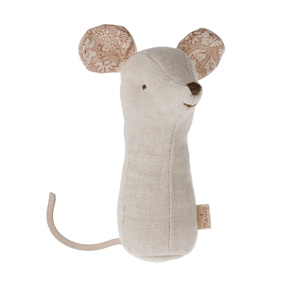 Lullaby Friends Mouse Rattle | Maileg