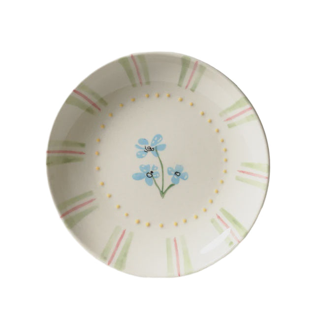 June's Garden Forget Me Not Side Plate | Robert Gordon