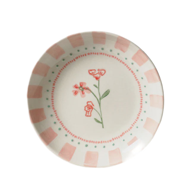 June's Garden Geranium Side Plate | Robert Gordon