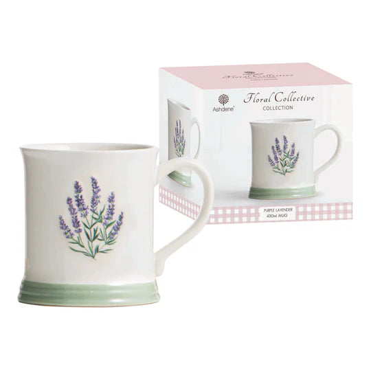 Floral Collective Purple Lavender Mug | Ashdene