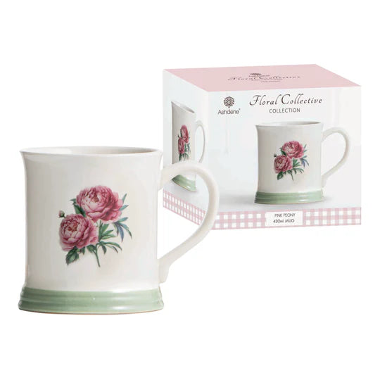 Floral Collective Pink Peony Mug | Ashdene