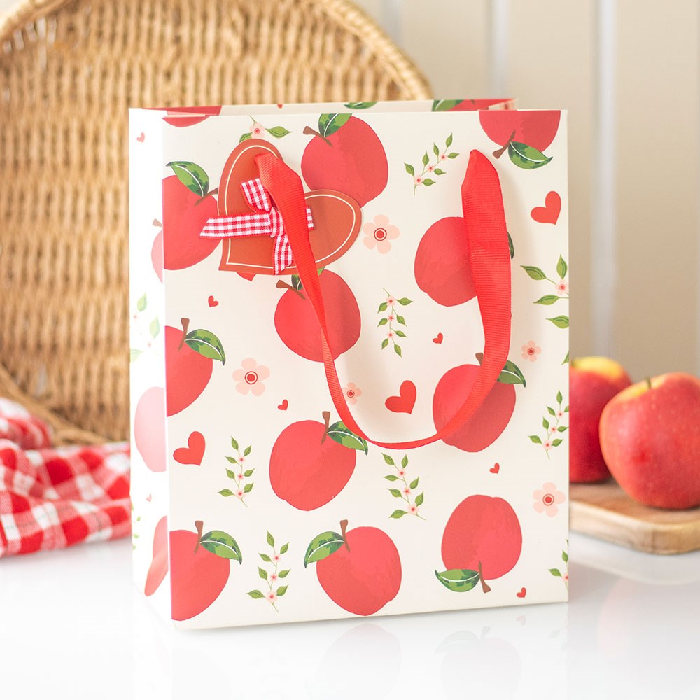 Gift Bag - Apple Print | Send With Love