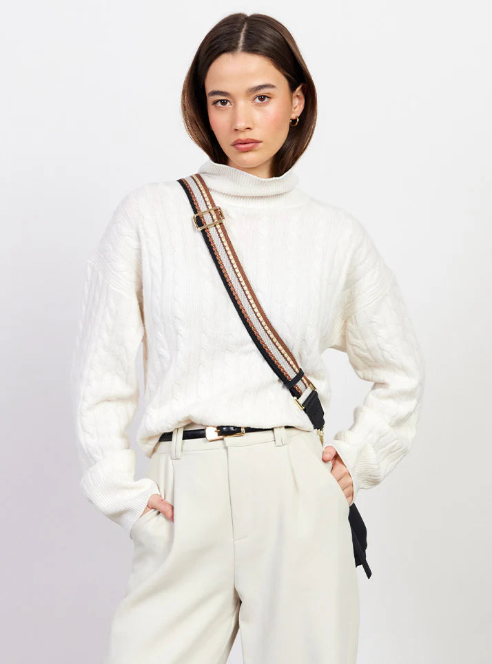 Feature Strap Webbing - Toffee Multi | Saben