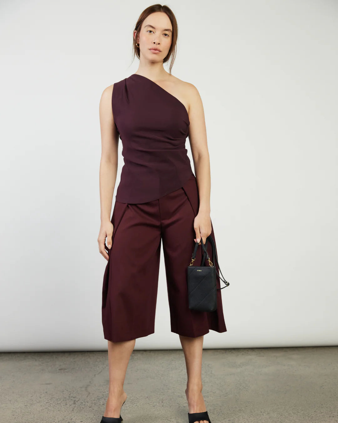 Maggie Crossbody | Black Bias | Saben