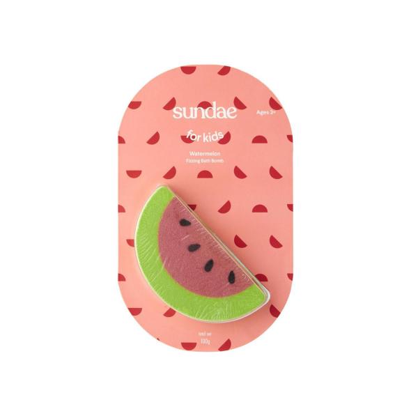 Watermelon - Fizzing Bath Bomb For Kids | Sundae