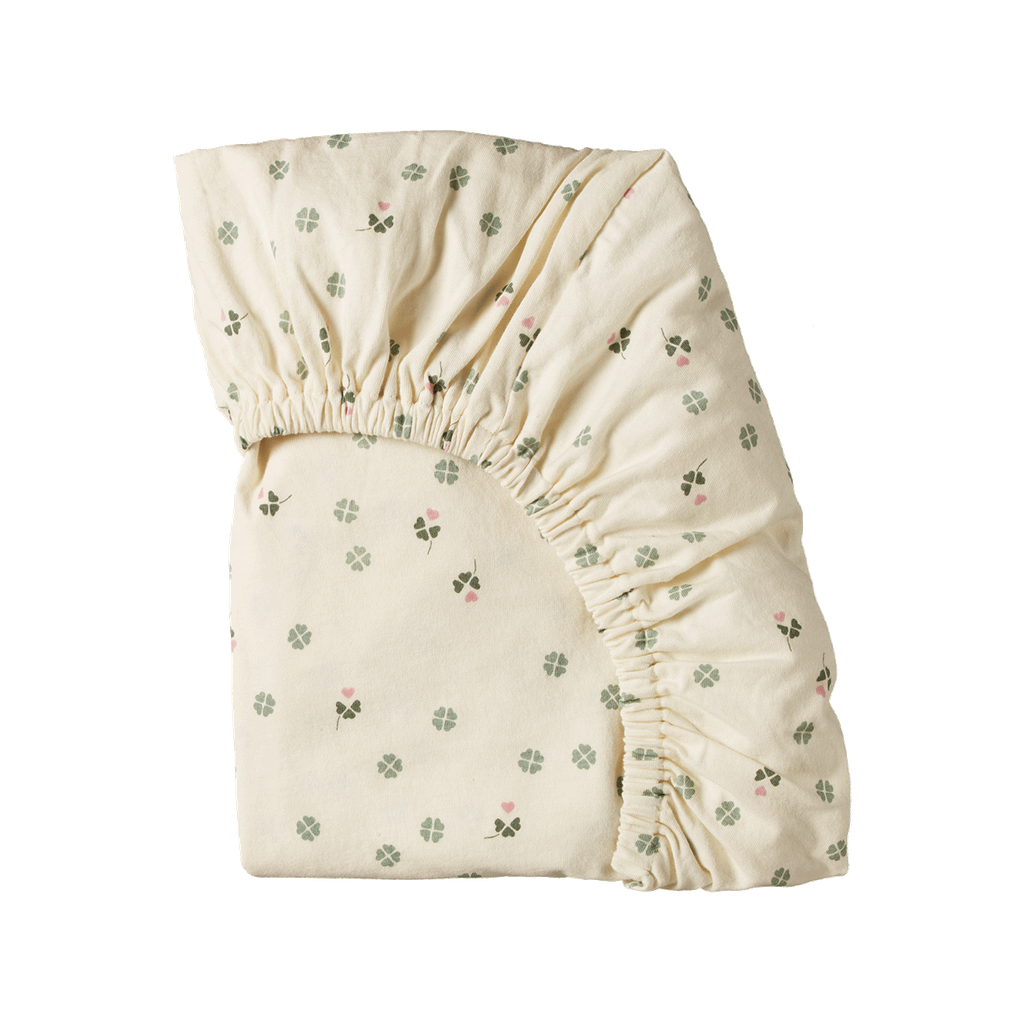 FITTED SHEET JERSEY - Lucky Print - Bassinet | Nature Baby