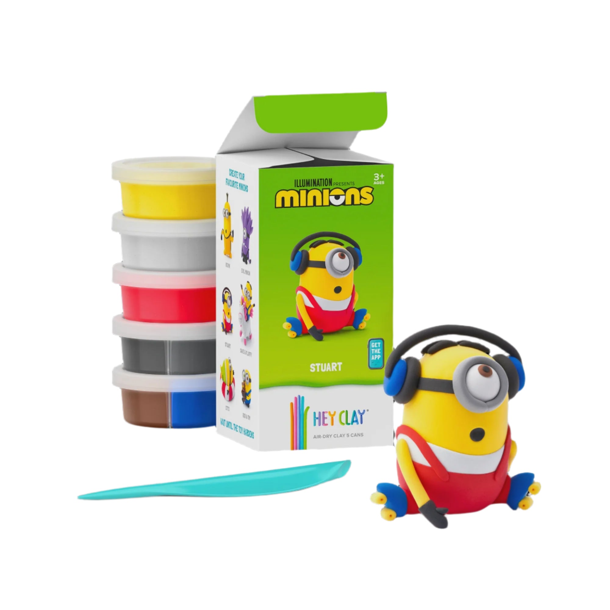 HEY CLAY - MINIONS, STUART, 5 cans
