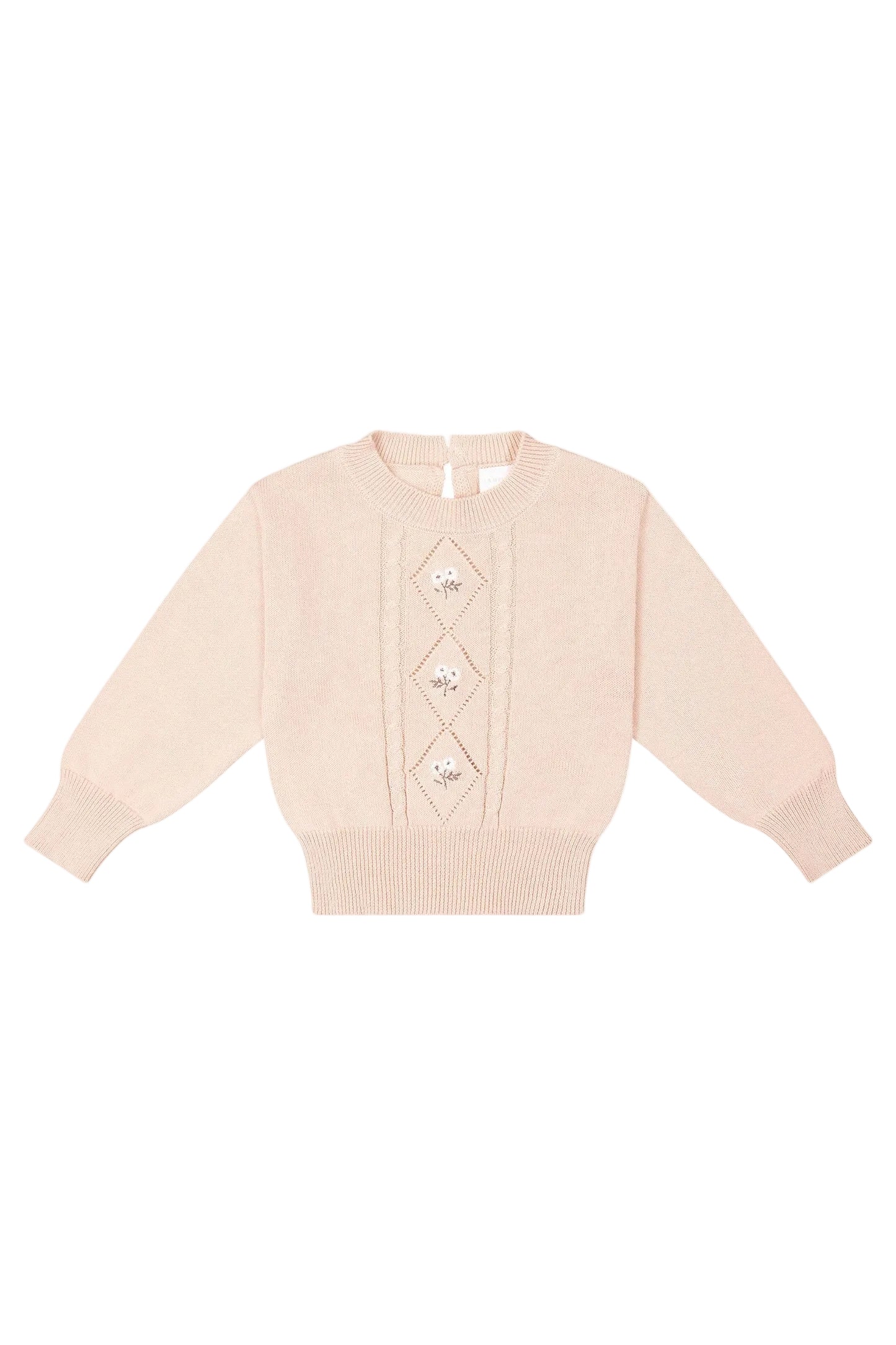 Maeve Knitted Jumper - Dusky Rose | Jamie Kay