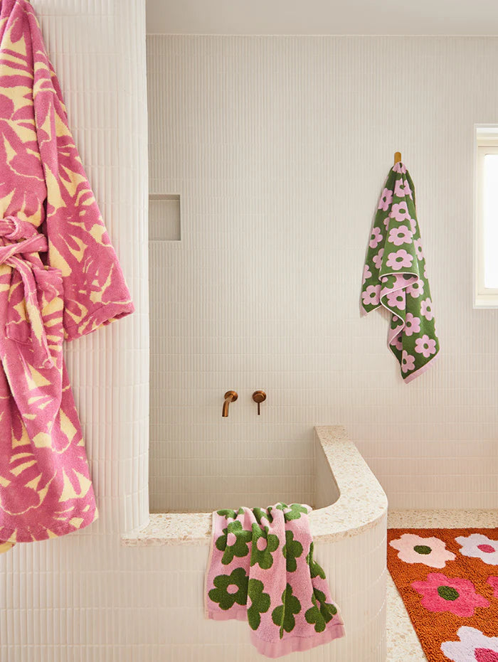 Flowerbed Bath Mat | Mosey Me