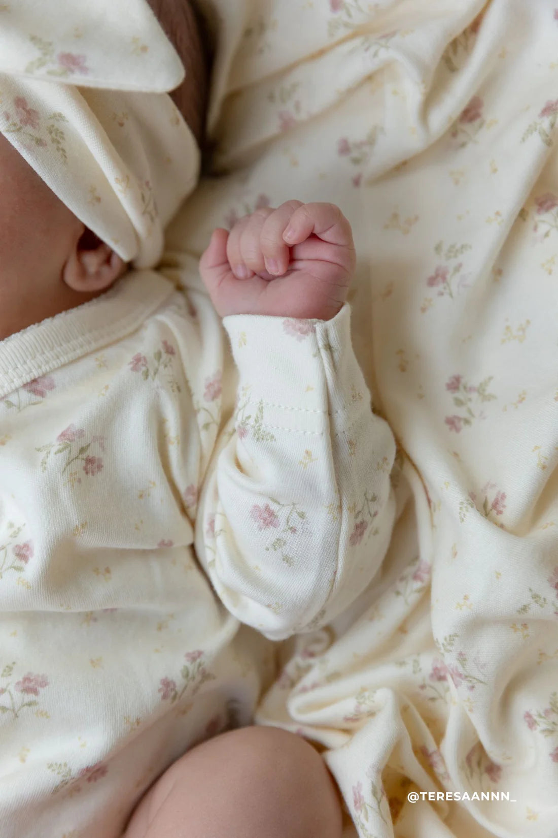 Organic Cotton Marina Bodysuit - Thelma Parchment | Jamie Kay