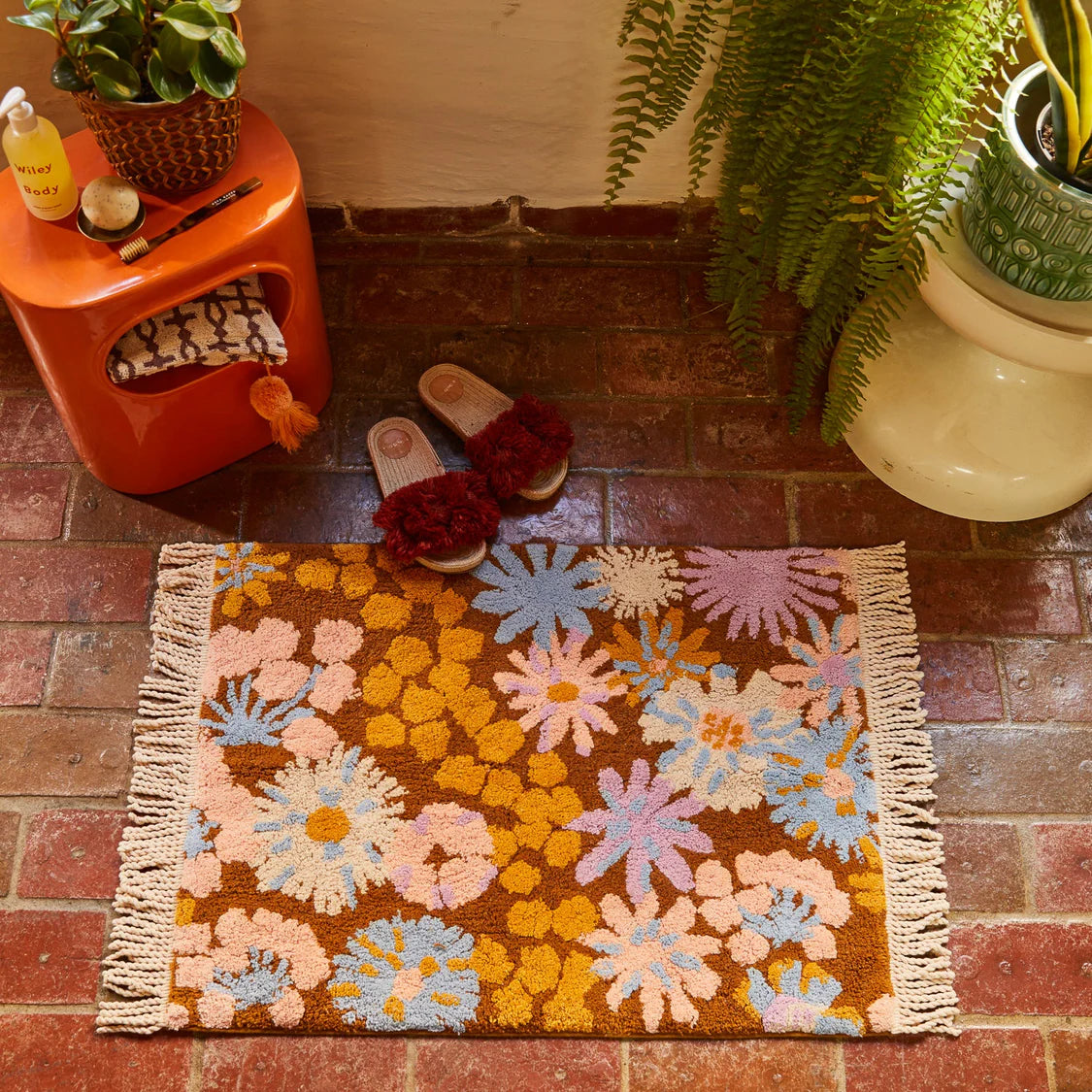 Hayfolk Bath Mat | Sage x Clare