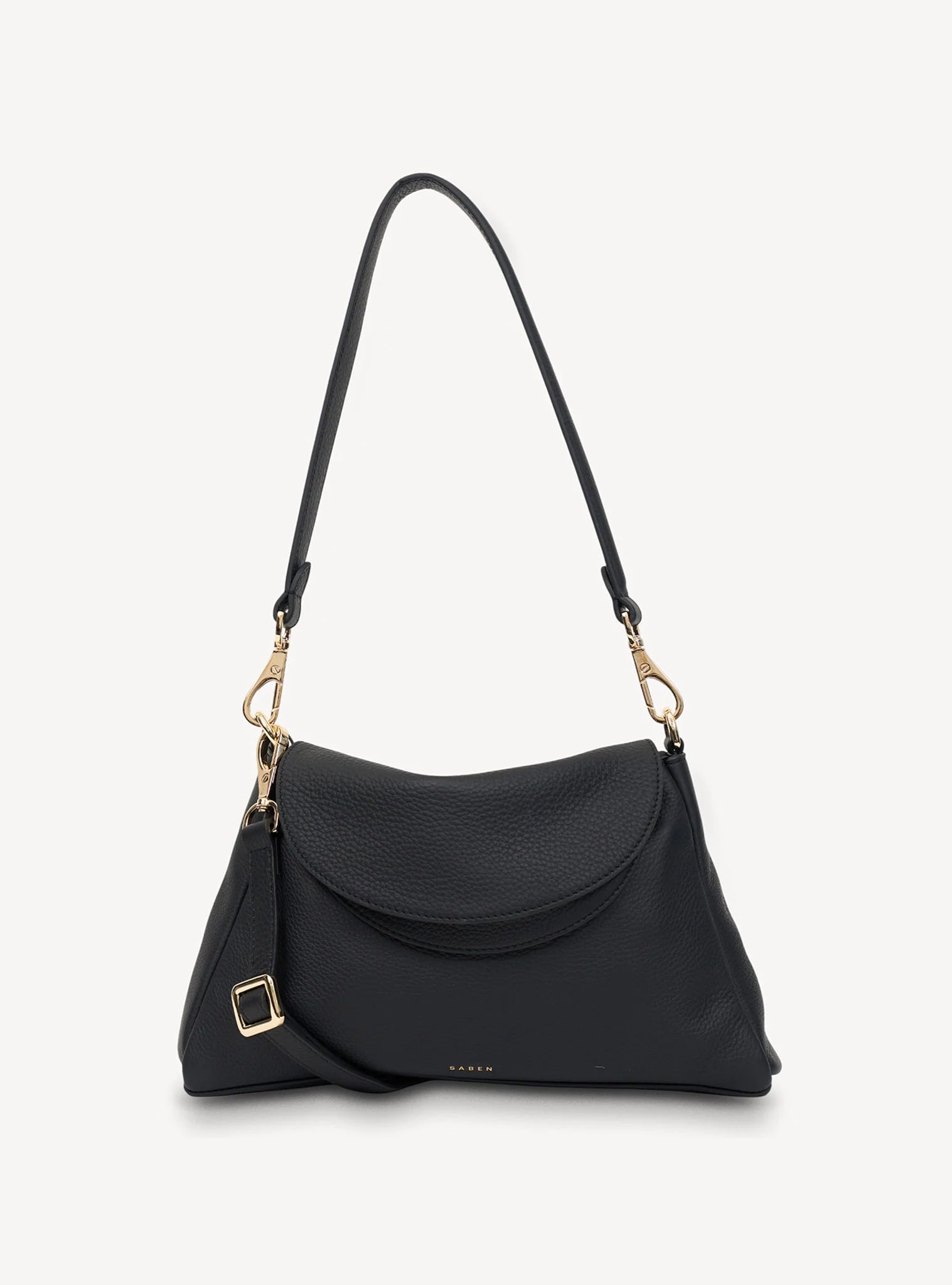 Beckett Shoulder Bag - Black Luxe | Saben