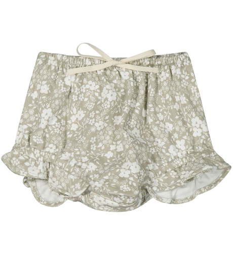 Organic Cotton Frill Bloomer - Pansy Floral Mist | Jamie Kay