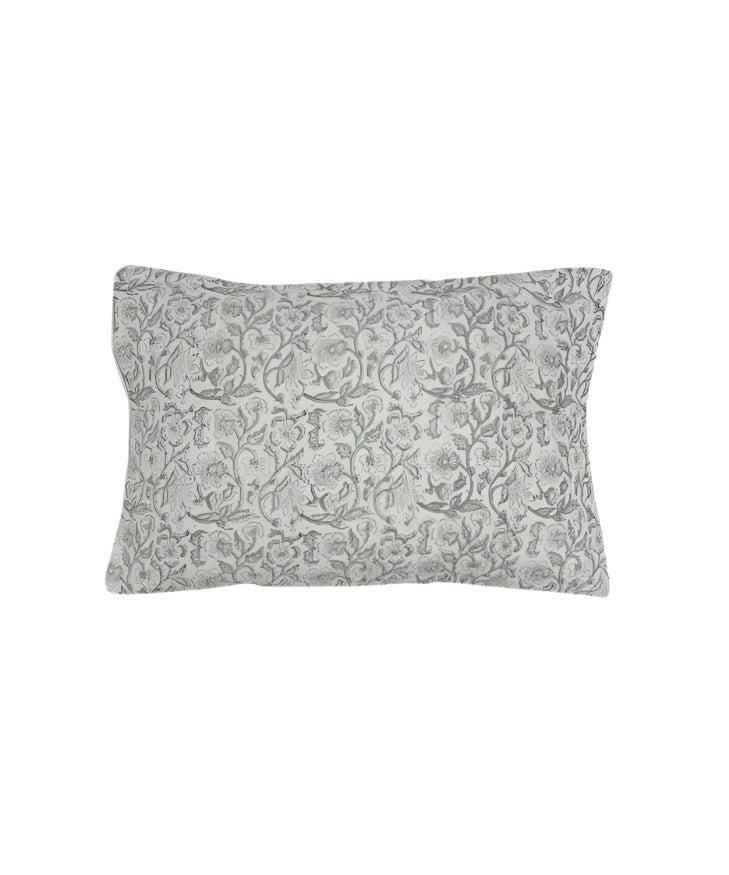 Athena Handblock Blue Pillow Covers (2PC) | French Country