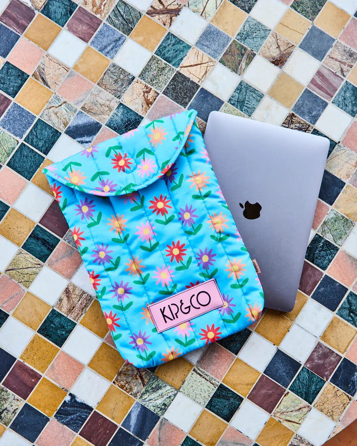 Little Flowers Laptop Pouch | Kip & Co