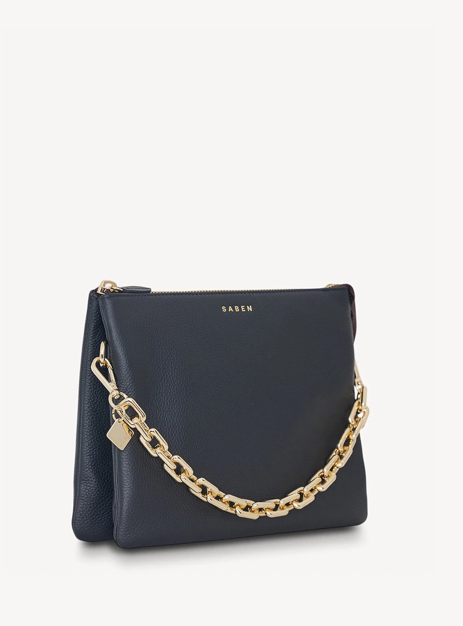 Matilda Crossbody Black + Chunky Chain | Saben