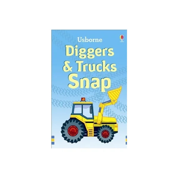 Diggers & Trucks Snap Cards | Usborne