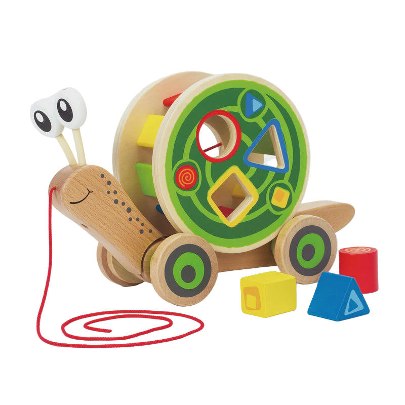 Wooden Walk-A-Long Snail | Hape