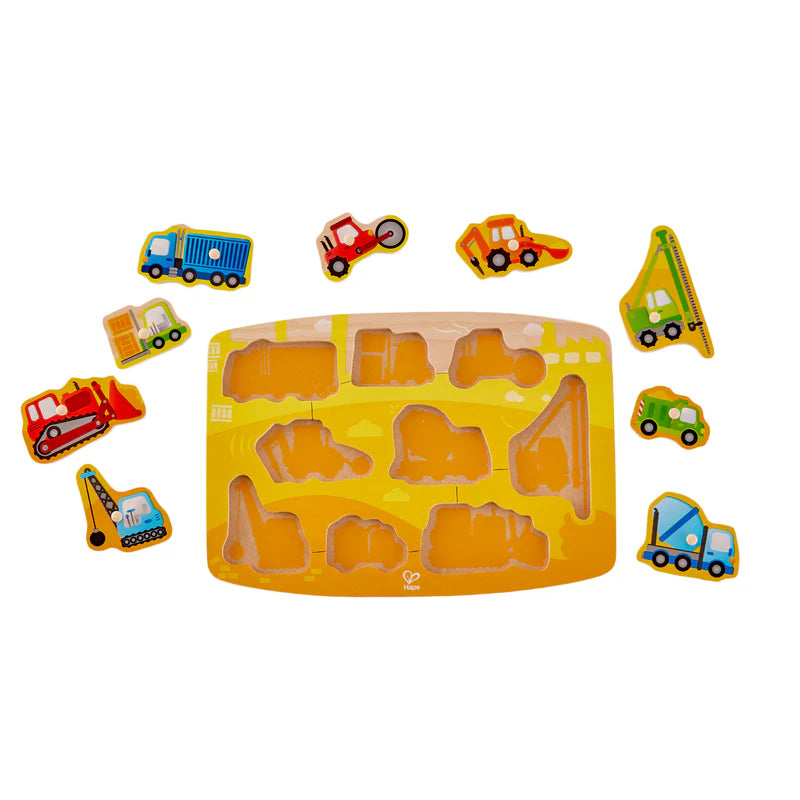 Construction Peg Puzzle 10pc | Hape