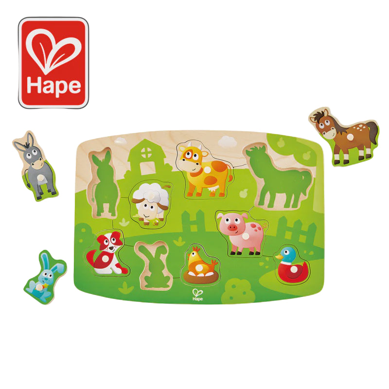 Farmyard Peg Puzzle | Hape