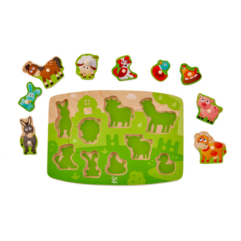 Farmyard Peg Puzzle | Hape