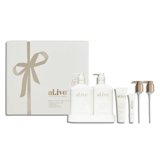 The Icon Gift Set - Mango & Lychee | Al.ive
