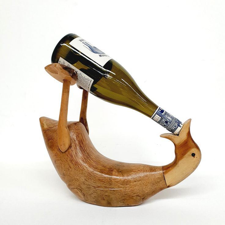 Bottle Holding Duck | Blue Goose Imports