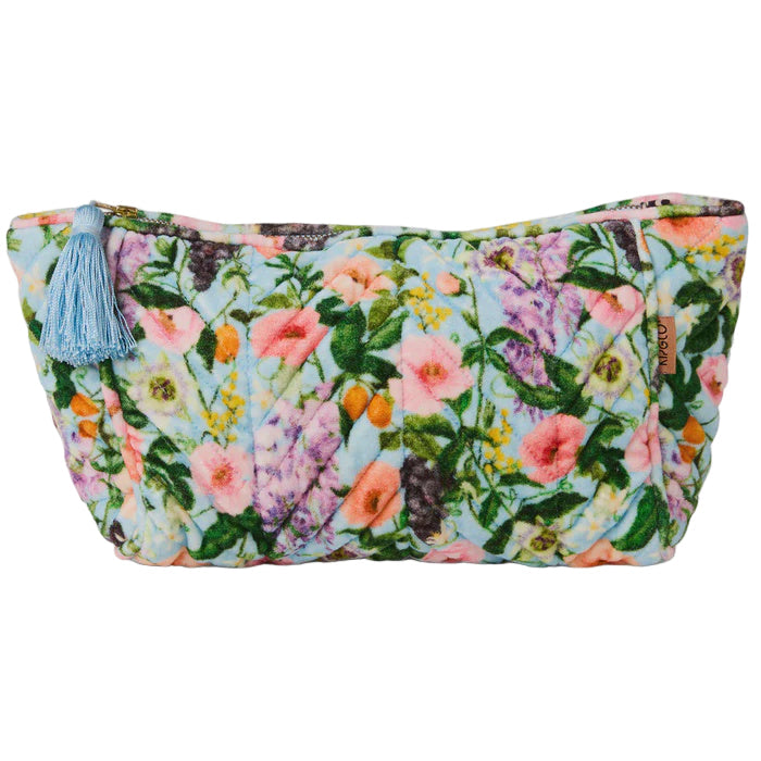 Spring In The Air Velvet Toiletry Bag | Kip & Co