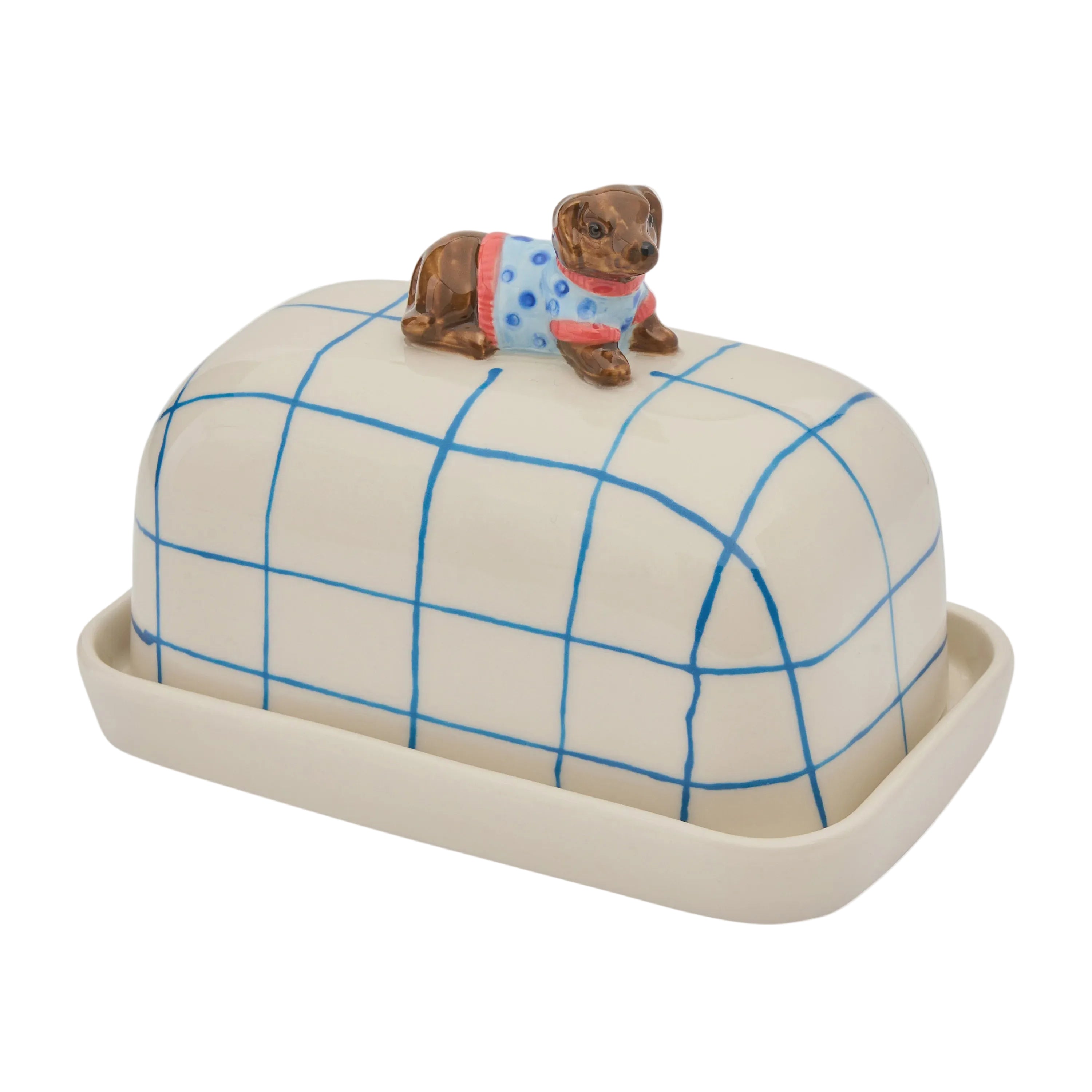 BUTTER DISH - DACHSHUND BUTTER UP | Robert Gordon