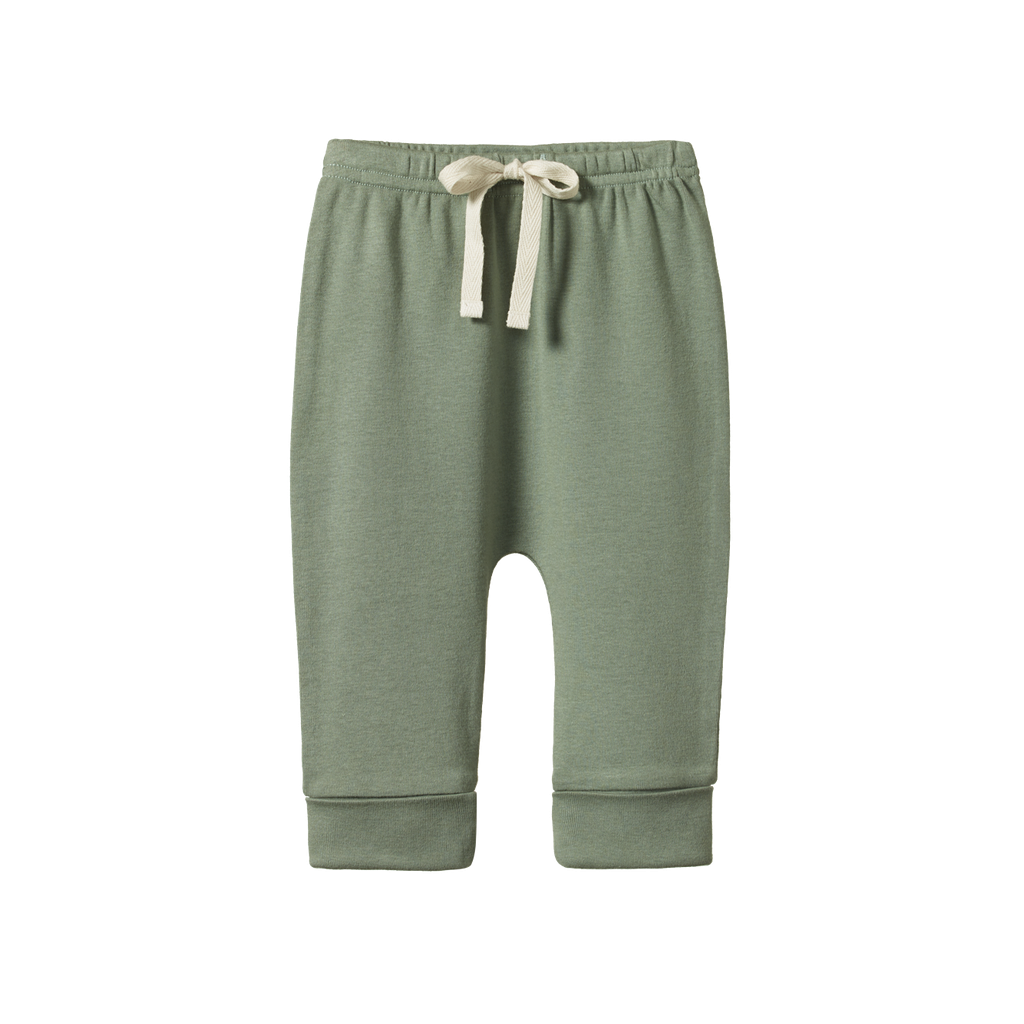 DRAWSTRING PANTS - Nettle | Nature Baby