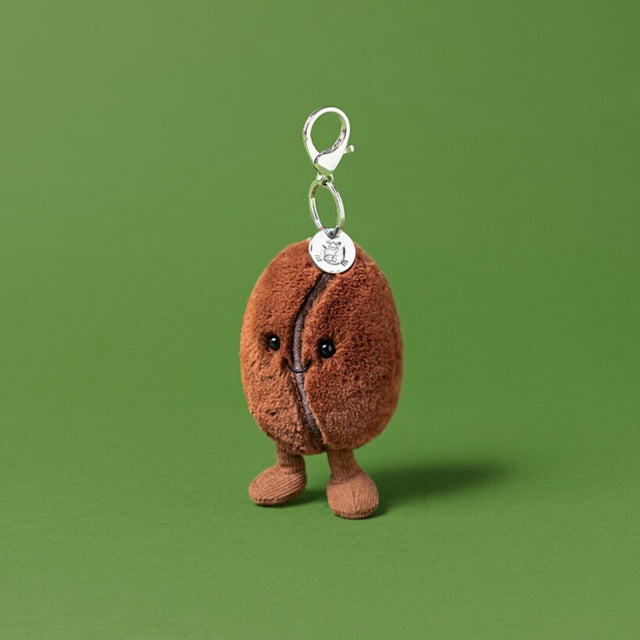 Amuseables Coffee Bean - Bag Charm | Jellycat