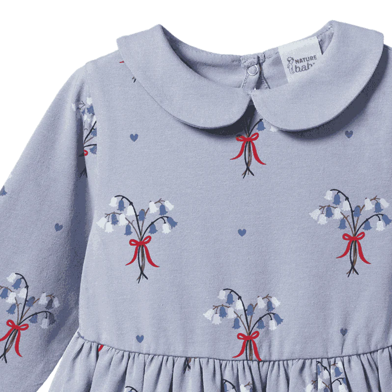 AGNES DRESS - Bluebelle Print | Nature Baby