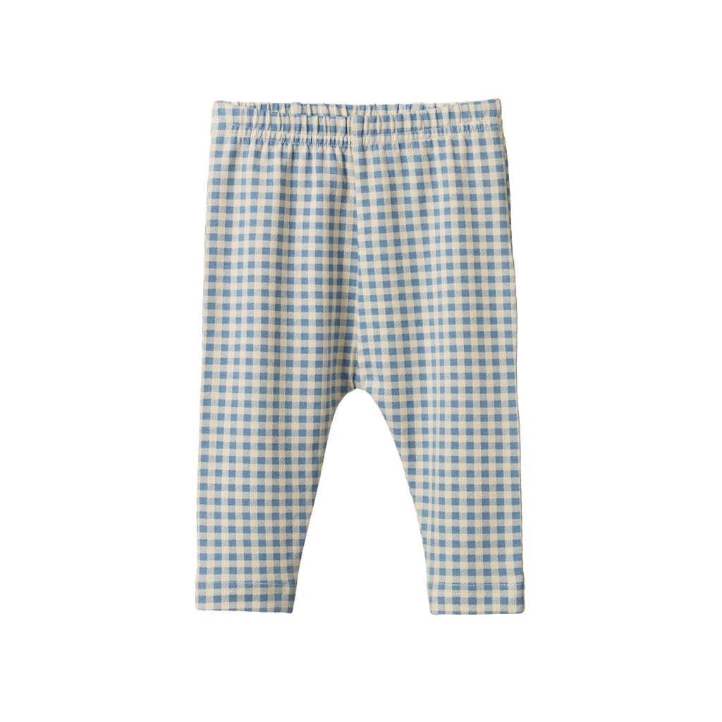 LEGGINGS - Blue Gingham | Nature Baby
