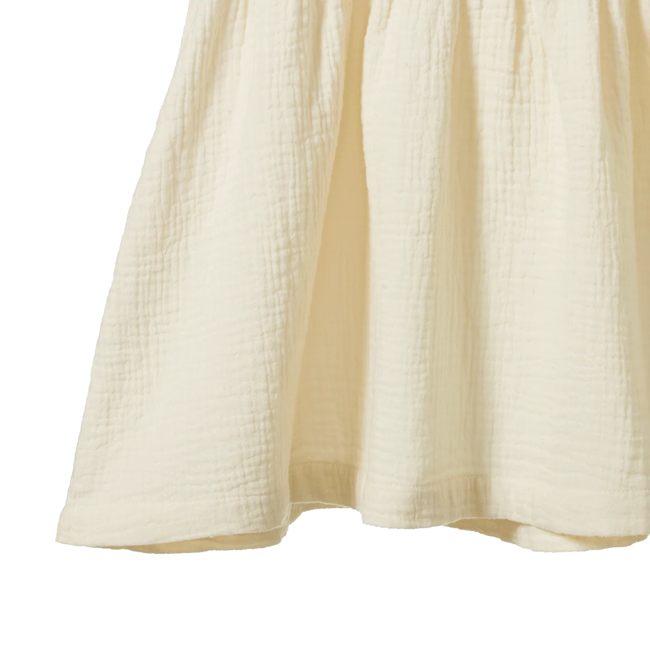 ALBERTINE DRESS MUSLIN - Natural | Nature Baby