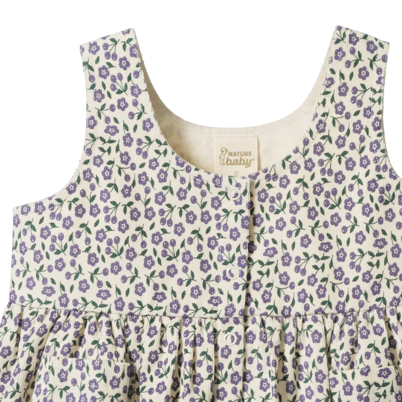 AMELIA PINAFORE - Briarwood Heron Print | Nature Baby