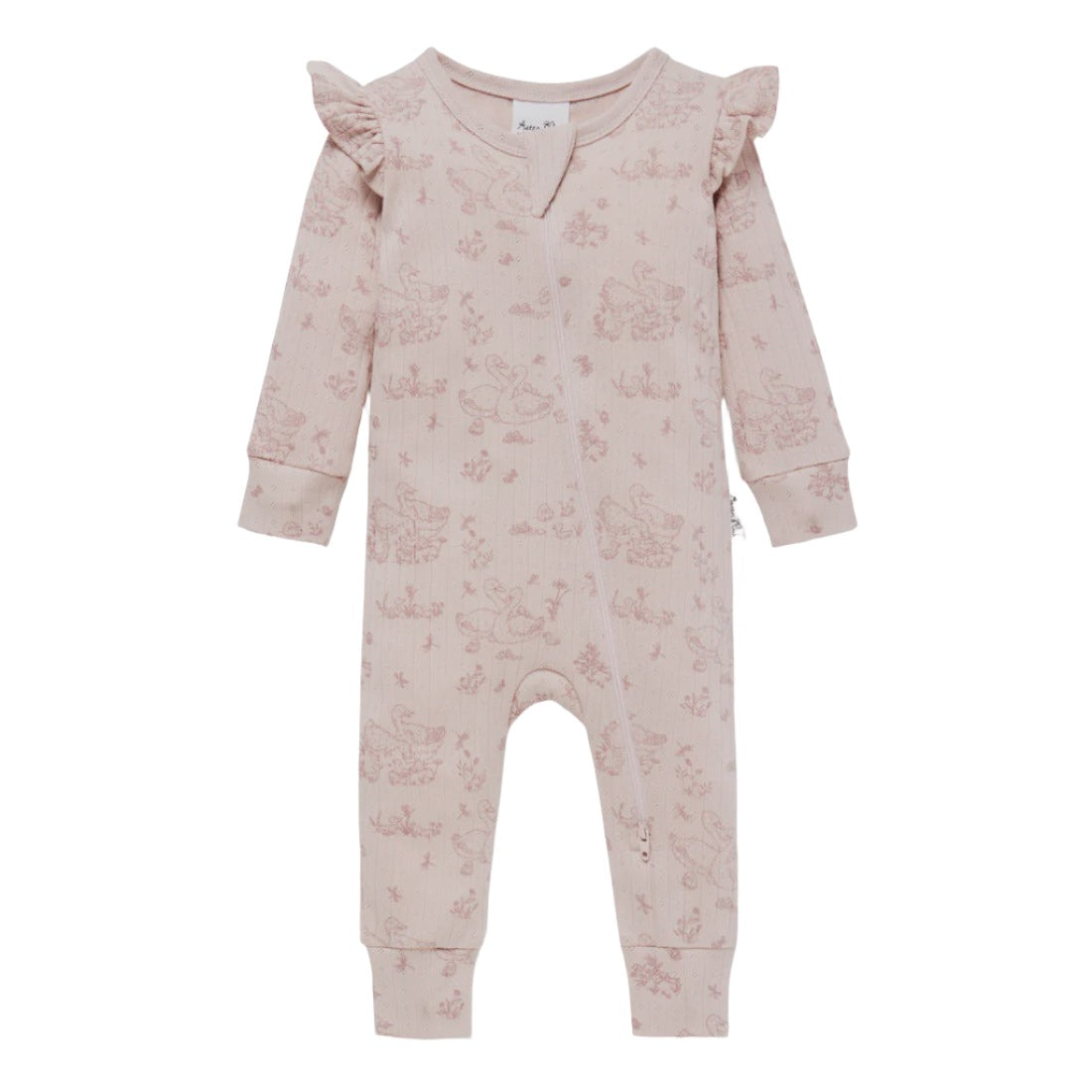 Duck Family Zip Romper | Aster & Oak