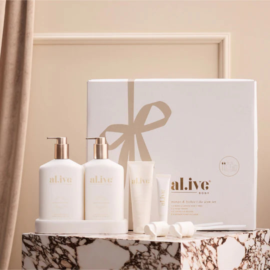The Icon Gift Set - Mango & Lychee | Al.ive