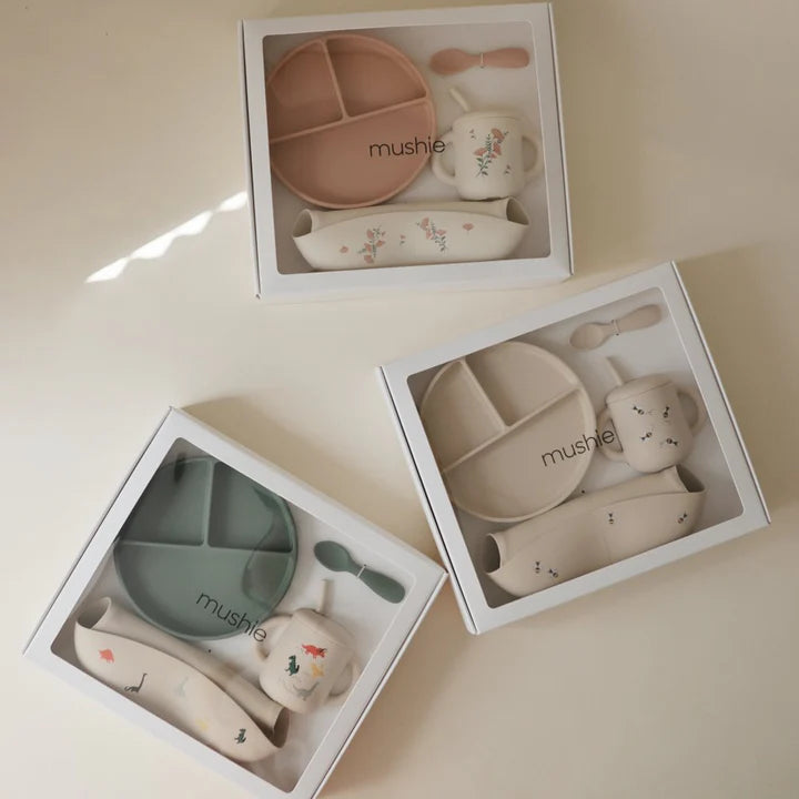 Silicone Feeding Toddler Set - Dinosaurs | Mushie