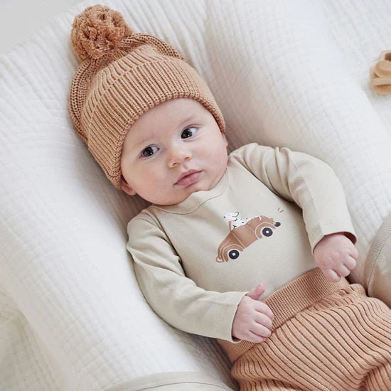 COCOA KNIT BEANIE || Cocoa |Aster & Oak