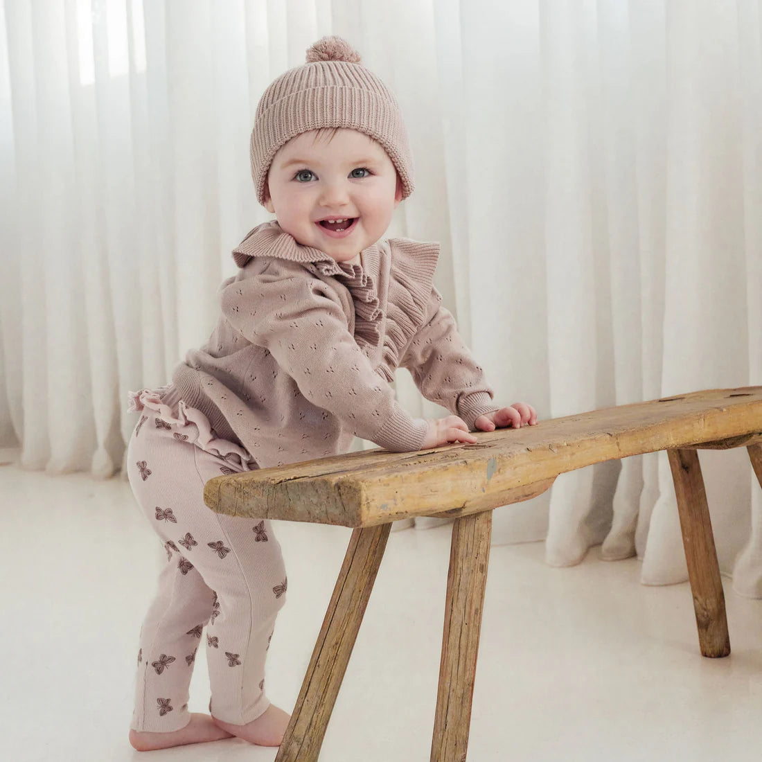 BUTTERFLY RIB LEGGINGS || Violet | Aster & Oak