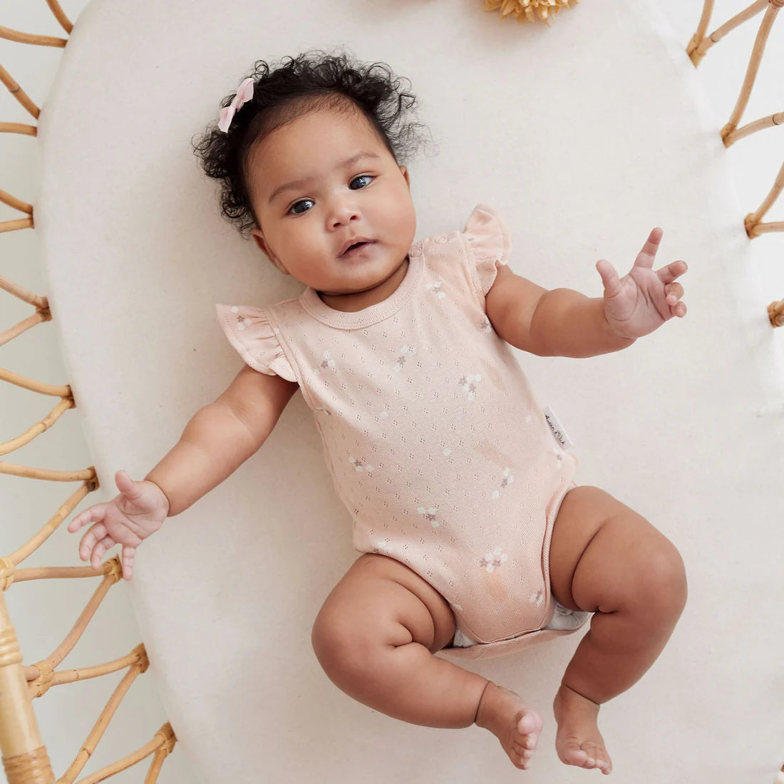 Petal Pointelle Onesie | Aster & Oak