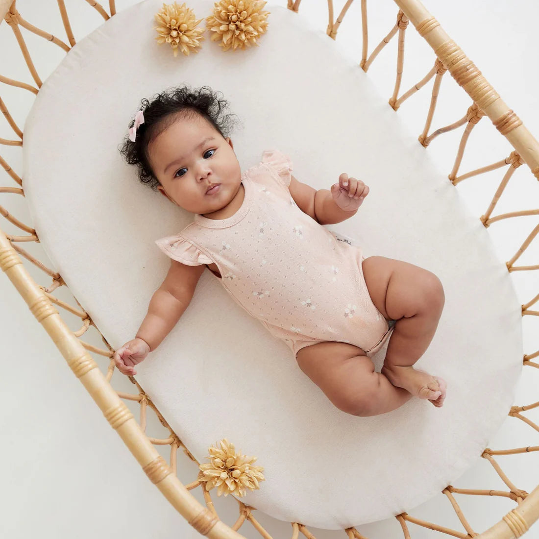 Petal Pointelle Onesie | Aster & Oak