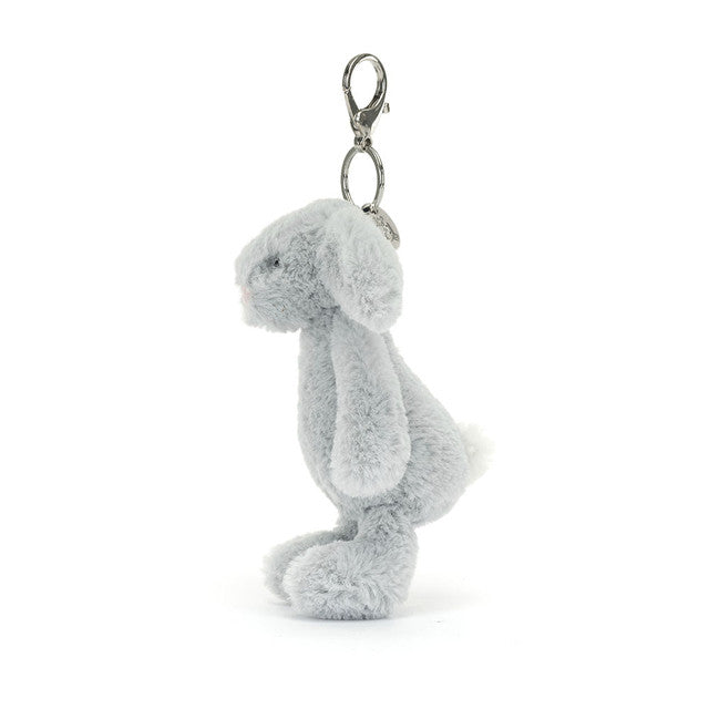 Bashful Silver Bunny Bag Charm | Jellycat