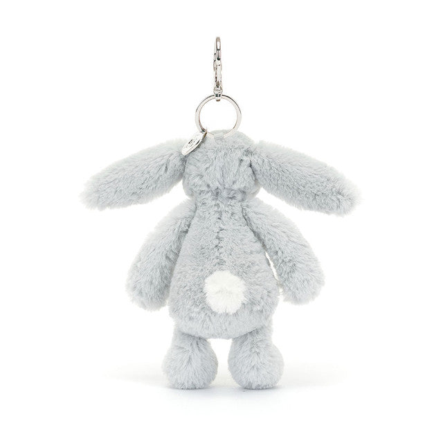 Bashful Silver Bunny Bag Charm | Jellycat