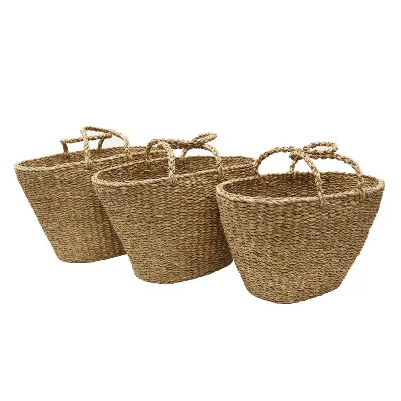 Oval Shopping Bags - Set of 3 | Le Forge