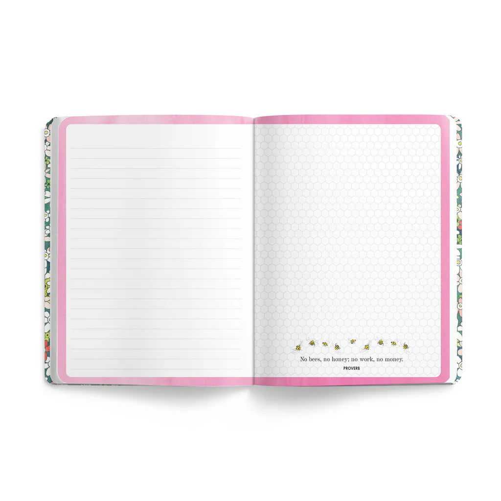 Bee Journal - Stripes | Affirmations