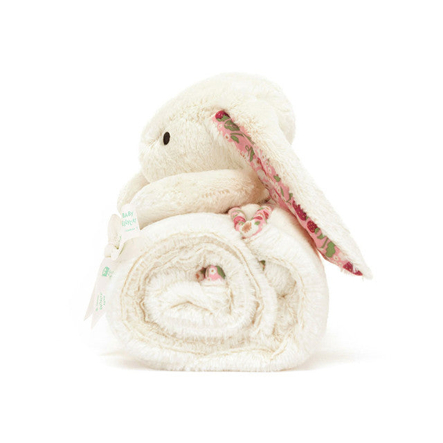 Blossom Cream Bunny 'Berry' Blankie | Jellycat