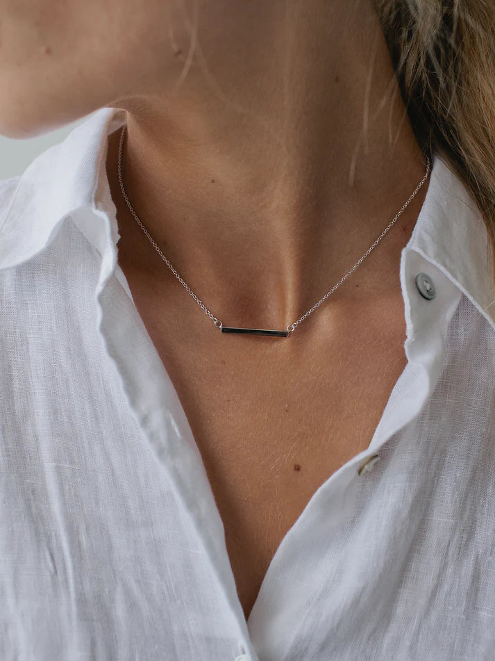 Bar Necklace - Sterling Silver | Sophie Store