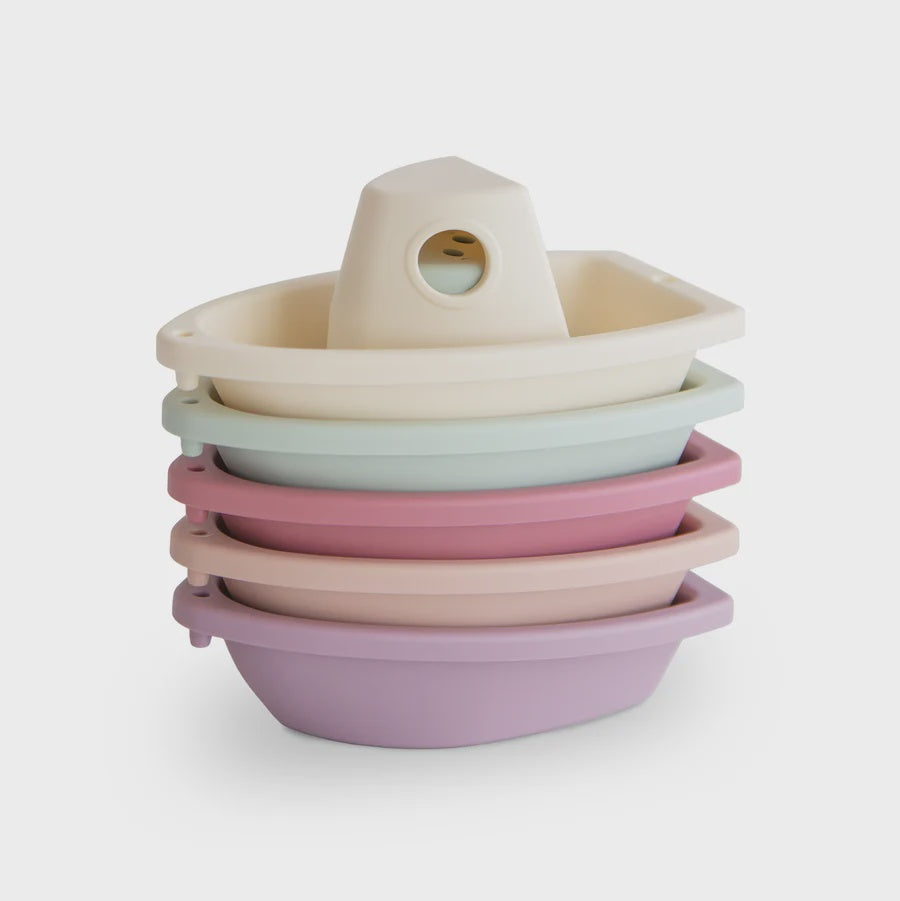 Bath Boats Play set (set of 5) - Petal