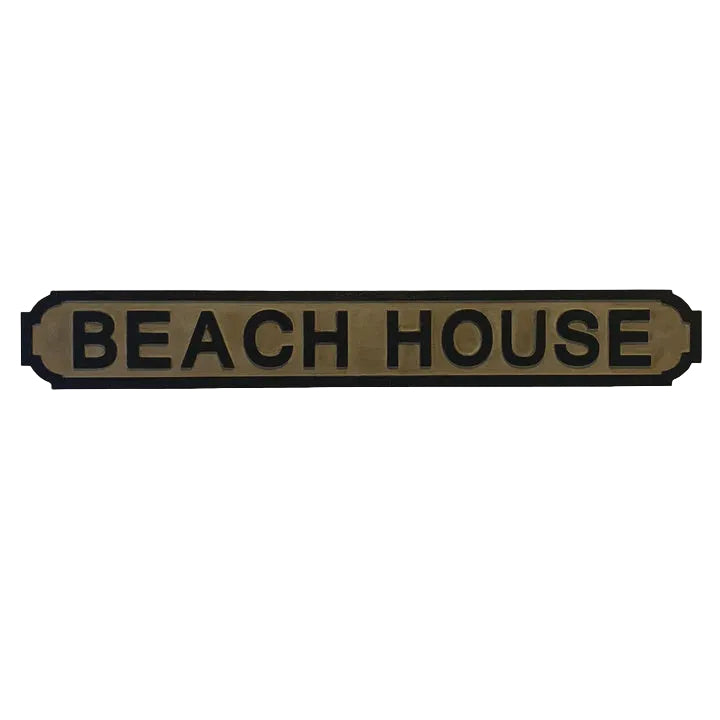 Beach House Wooden Sign | Blue Goose Imports